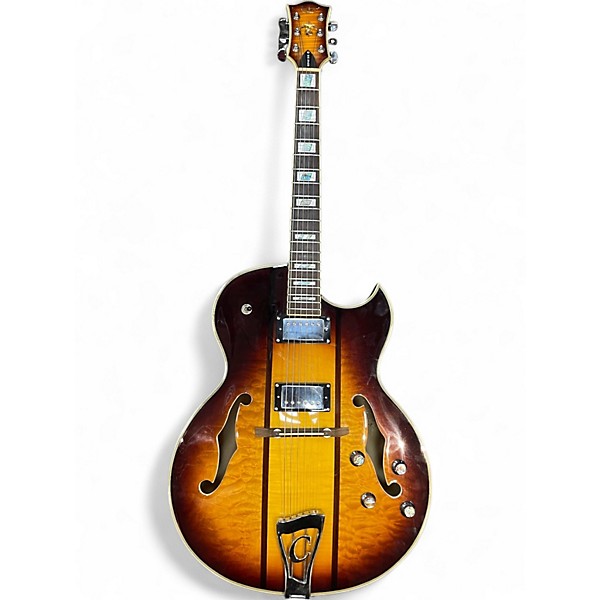 Used Iyv Guitar 2 Color Sunburst Acoustic Electric Guitar