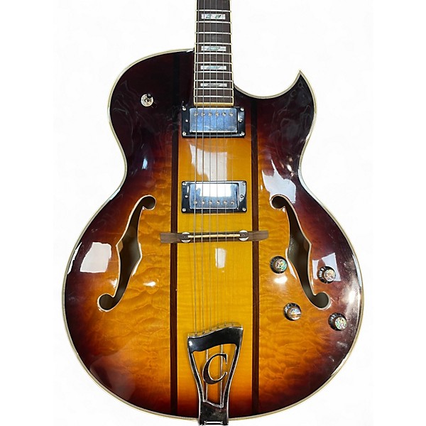 Used Iyv Guitar 2 Color Sunburst Acoustic Electric Guitar