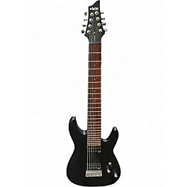 Used Schecter Guitar Research C-8 DELUXE Black Solid Body Electric Guitar