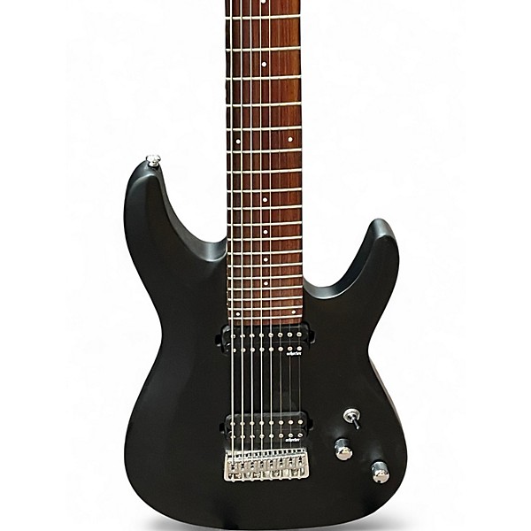 Used Schecter Guitar Research C-8 DELUXE Black Solid Body Electric Guitar