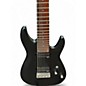 Used Schecter Guitar Research C-8 DELUXE Black Solid Body Electric Guitar