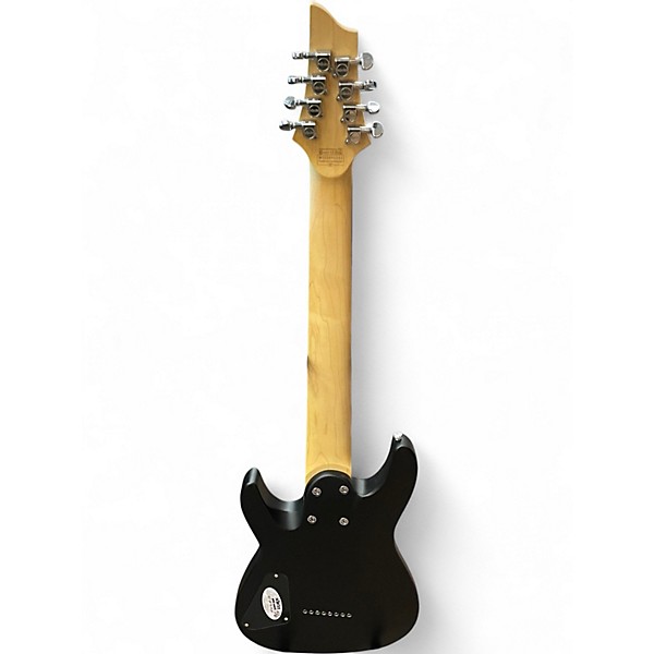 Used Schecter Guitar Research C-8 DELUXE Black Solid Body Electric Guitar