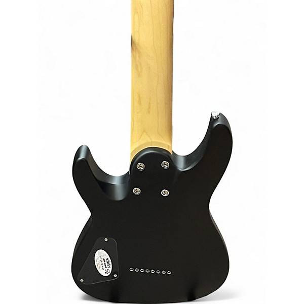 Used Schecter Guitar Research C-8 DELUXE Black Solid Body Electric Guitar