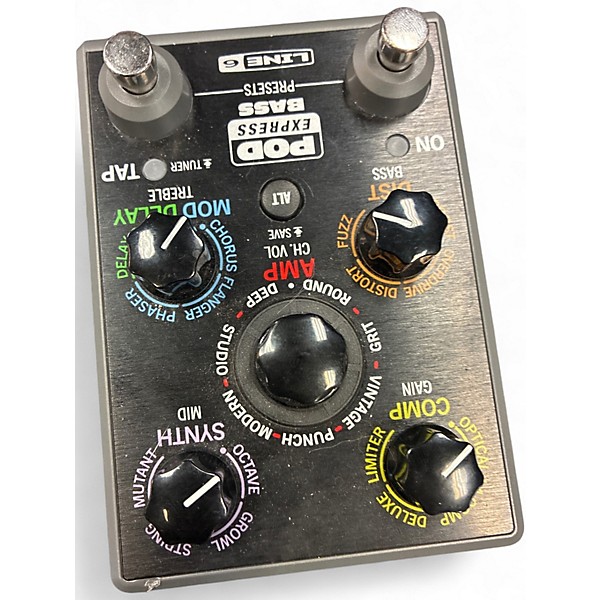 Used Line 6 POD EXPRESS BASS Bass Effect Pedal