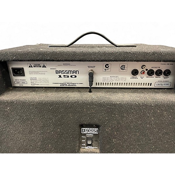 Used Fender Bassman 150 Bass Combo Amp