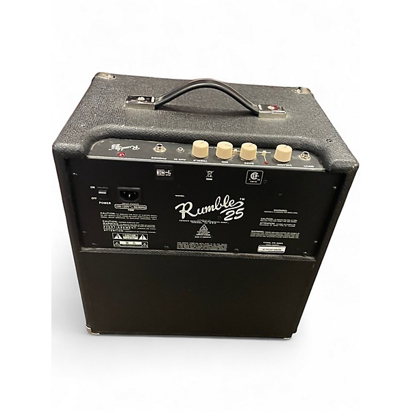 Used Fender Rumble 25 25W 1x8 Bass Combo Amp