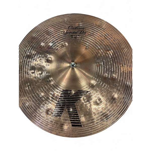 Used Zildjian 14in CUSTOM SPECIAL DRY HIHAT Cymbal