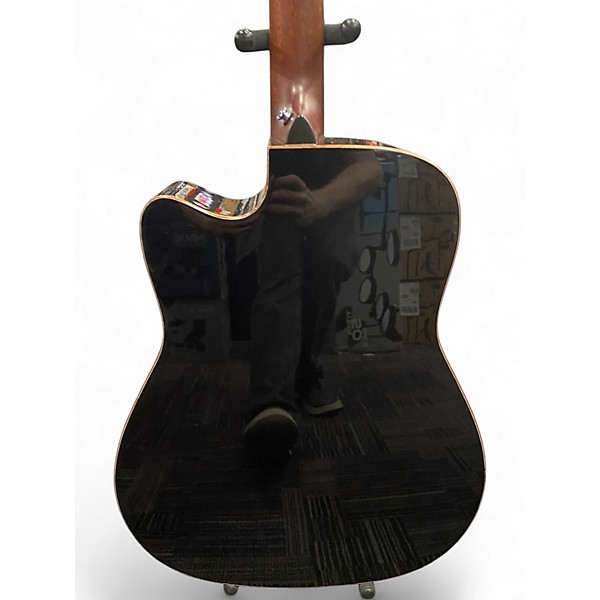 Used Yamaha A1M Black Acoustic Electric Guitar
