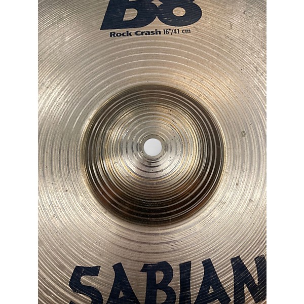 Used SABIAN 16in B8 Rock Crash Cymbal