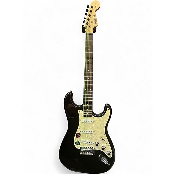 Used Fender Starcaster Black Solid Body Electric Guitar