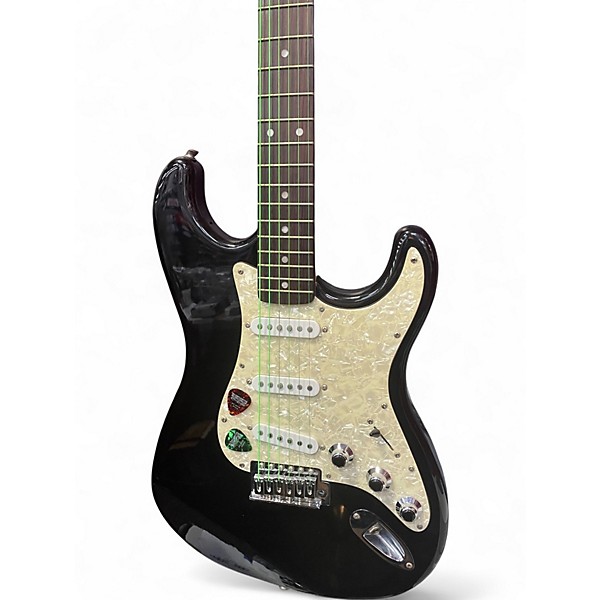 Used Fender Starcaster Black Solid Body Electric Guitar