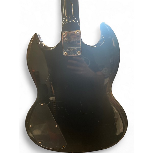 Used Epiphone EB0 Black Electric Bass Guitar