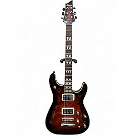 Used Schecter Guitar Research C1 E/A 2 Color Sunburst Hollow Body Electric Guitar
