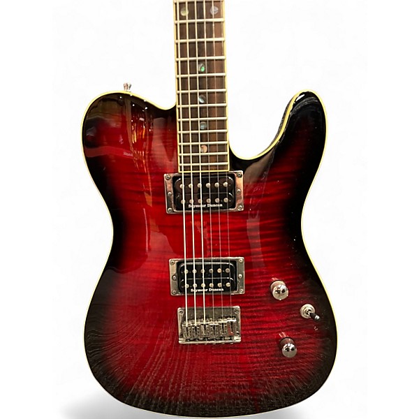 Used Fender Special Edition Custom Telecaster FMT HH Red Burst Solid Body Electric Guitar