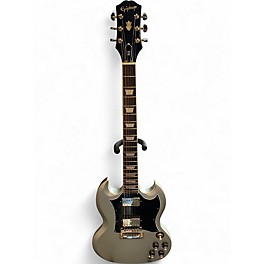 Used Epiphone SG Chrome Silver Solid Body Electric Guitar