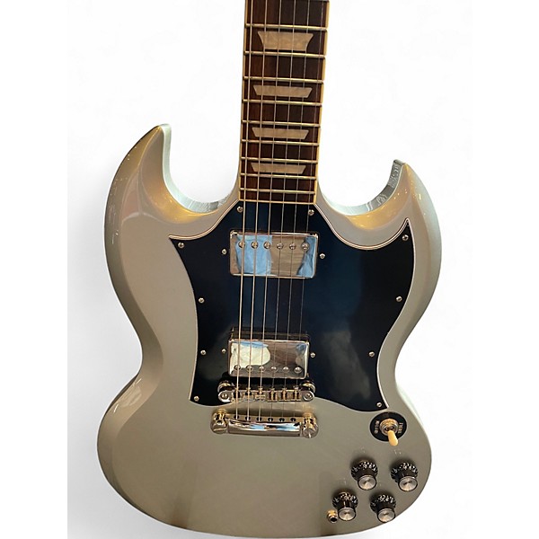 Used Epiphone SG Chrome Silver Solid Body Electric Guitar