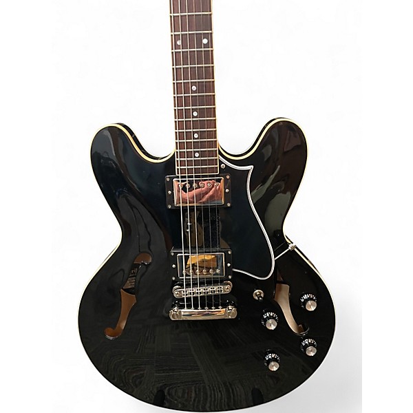 Used Heritage 535 Ebony Hollow Body Electric Guitar