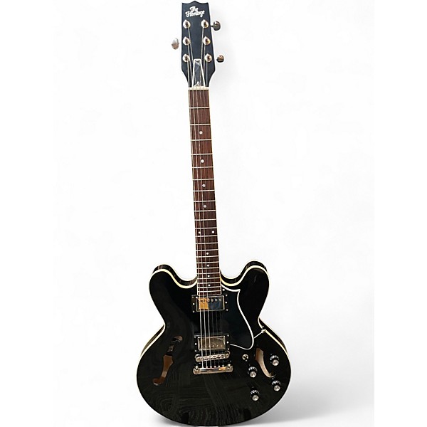 Used Heritage 535 Ebony Hollow Body Electric Guitar