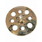 Used MEINL 16in Classic custom trash stack top Cymbal