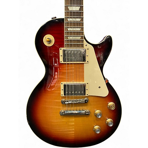 Used Gibson Les Paul Standard 60s 3 Tone Sunburst Solid Body Electric Guitar