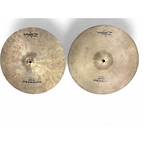 Used Zildjian 14in New Beat Hi Hat Pair Cymbal