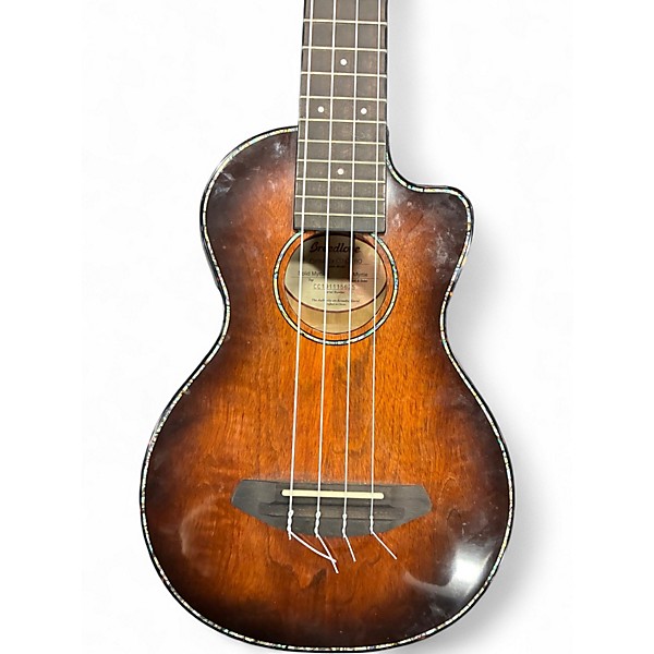 Used Breedlove Exotic CE Myrtlewood Concert Bourbon Burst Ukulele