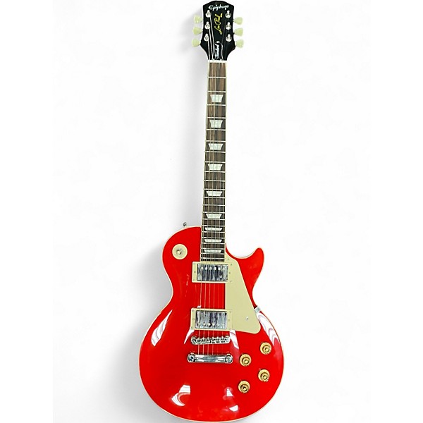 Used Epiphone INSPIRED BY GIBSON LES PAUL STANDARD 50S RED Solid Body Electric Guitar