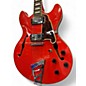 Used D'Angelico Premier Series DC Stairstep Fiesta Red Hollow Body Electric Guitar