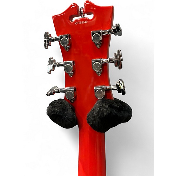 Used D'Angelico Premier Series DC Stairstep Fiesta Red Hollow Body Electric Guitar