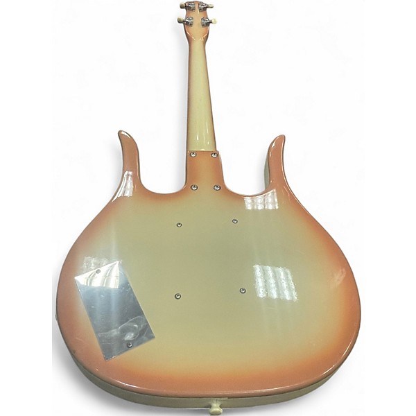 Used Danelectro Longhorn Bass 1st Korean Re-issue Copper Burst Electric Bass Guitar