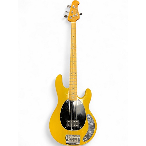 Used Sterling by Music Man StingRay Ray24 Butterscotch Electric Bass Guitar