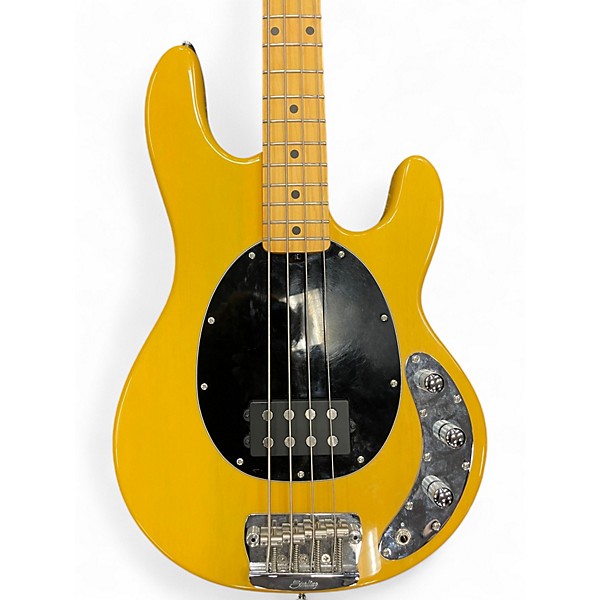 Used Sterling by Music Man StingRay Ray24 Butterscotch Electric Bass Guitar