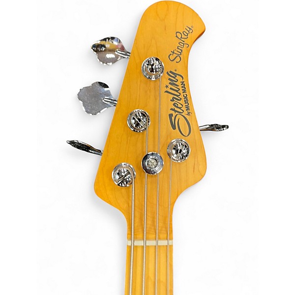 Used Sterling by Music Man StingRay Ray24 Butterscotch Electric Bass Guitar