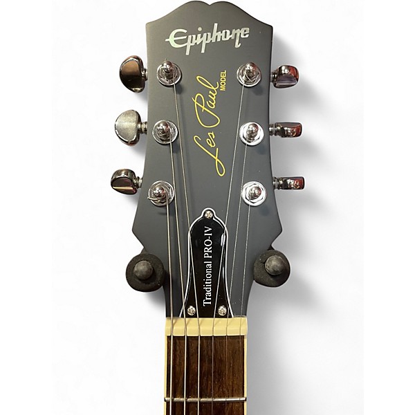 Used Epiphone Les Paul Traditional Pro IV Blue Burst Solid Body Electric Guitar