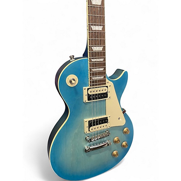 Used Epiphone Les Paul Traditional Pro IV Blue Burst Solid Body Electric Guitar