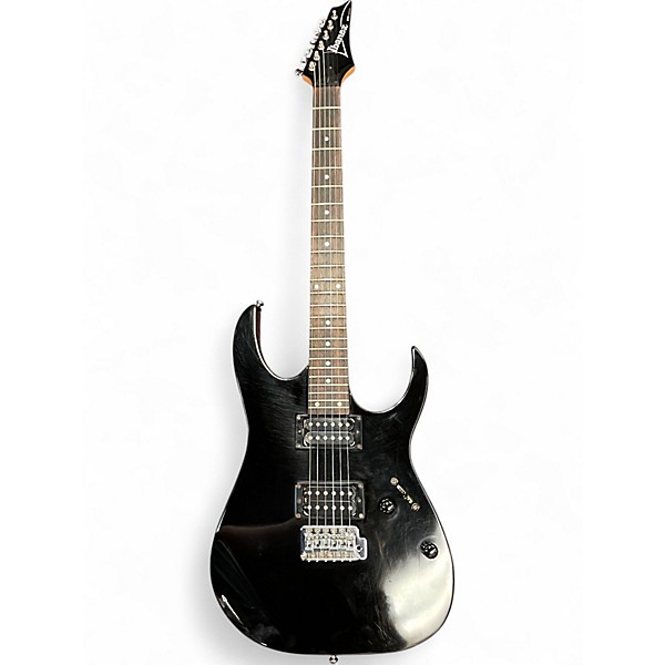 Used Ibanez RG120 Black Solid Body Electric Guitar