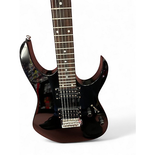 Used Ibanez RG120 Black Solid Body Electric Guitar