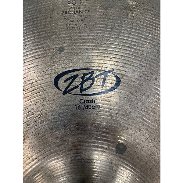 Used Zildjian 16in ZBT Crash Cymbal