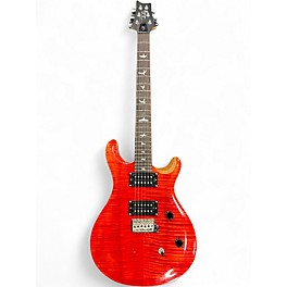 Used PRS SE CE24 Blood Orange Solid Body Electric Guitar