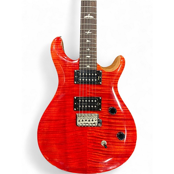 Used PRS SE CE24 Blood Orange Solid Body Electric Guitar