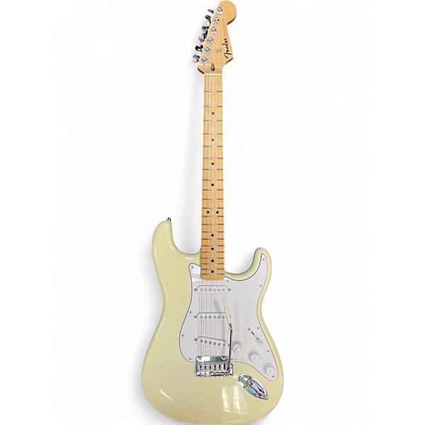 Used Fender Standard Stratocaster Olympic White Solid Body Electric Guitar