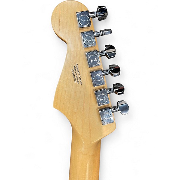 Used Fender Standard Stratocaster Olympic White Solid Body Electric Guitar