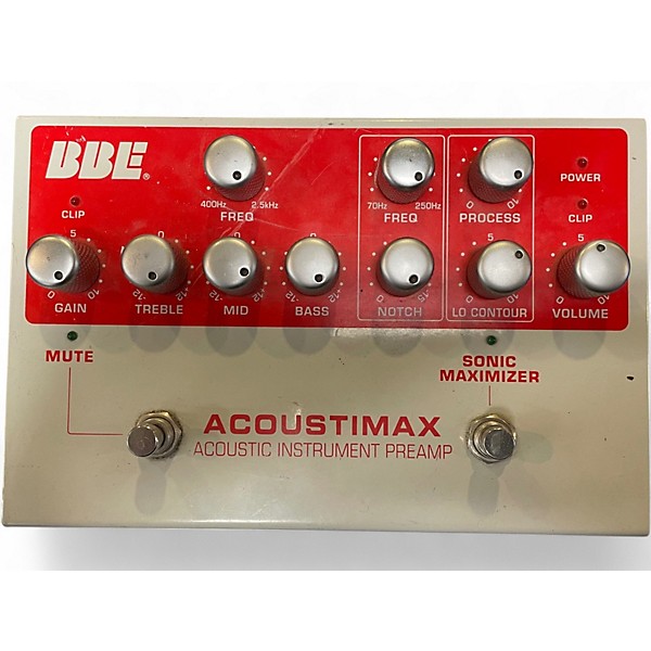 Used BBE Acoustimax Sonic Maximizer/Preamp Pedal Guitar Preamp