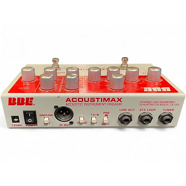 Used BBE Acoustimax Sonic Maximizer/Preamp Pedal Guitar Preamp