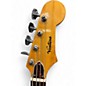 Used 1970s Ventura Double Cutaway Sunburst Electric Bass Guitar