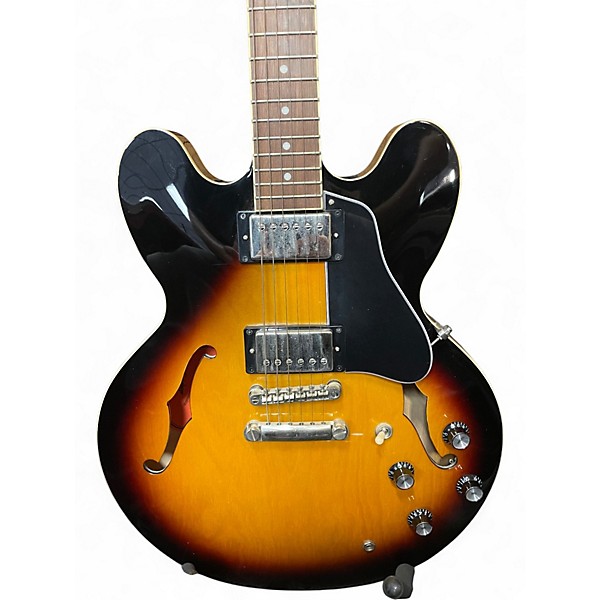 Used Epiphone ES335 2 Color Sunburst Hollow Body Electric Guitar