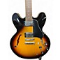 Used Epiphone ES335 2 Color Sunburst Hollow Body Electric Guitar