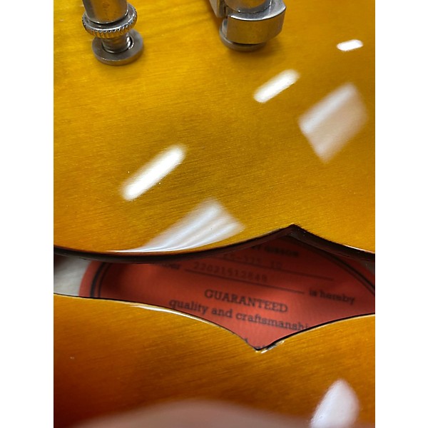 Used Epiphone ES335 2 Color Sunburst Hollow Body Electric Guitar