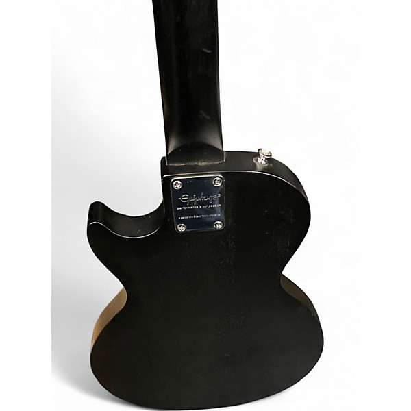 Used Epiphone Les Paul SL Black and White Solid Body Electric Guitar