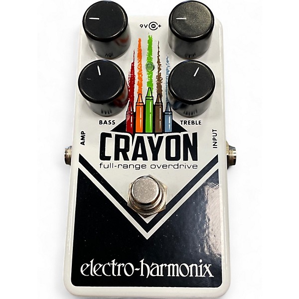 Used Electro-Harmonix Crayon Full Range Overdrive Effect Pedal